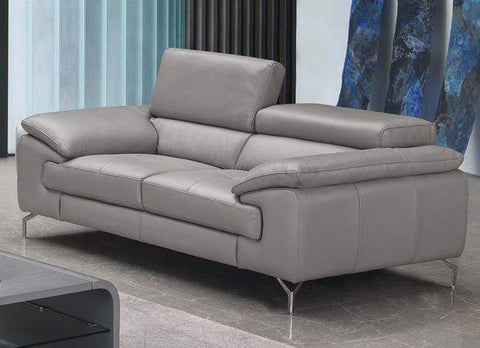 Liam Premium Leather Loveseat