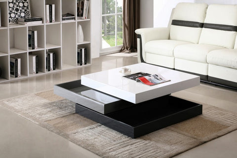 W CW01 Modern Rotary Coffee Table
