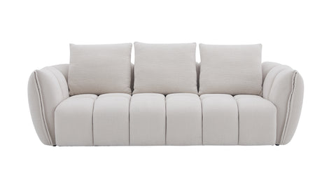 Luxury Chenille Lennox Sofa – Modern Deep Seat Living Room Couch with Plush Pillows