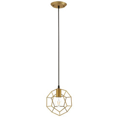 Pique Gold Metal Ceiling Fixture