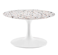 Lippa 28" Round Terrazzo Coffee Table