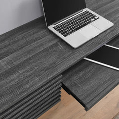 Render Wall Mount Wood Office Desk