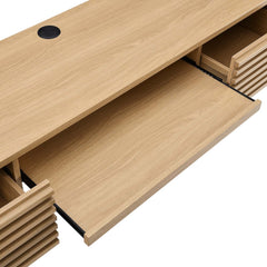 Render Wall Mount Wood Office Desk