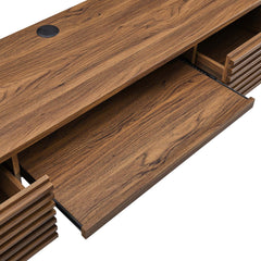 Render Wall Mount Wood Office Desk