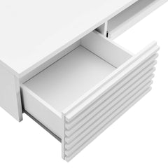 Render Wall Mount Wood Office Desk