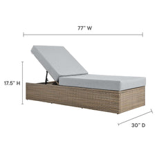 Convene Outdoor Patio Outdoor Patio Chaise Lounge Chair