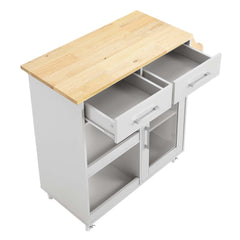 Culinary Kitchen Cart With Spice Rack