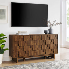 Luxury 4-Door Mosaic Sideboard Cabinet & Storage Credenza