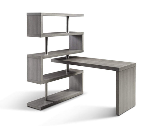 KD02 Modern Office Desk in Matte Grey