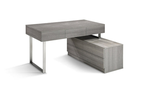 KD12 Modern Office Desk in Matte Grey