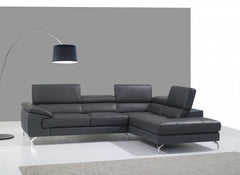 A973 Premium Leather Sectional By J&M
