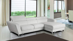 Sparta Leather Mini Sectional